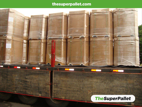 Pallets of fabric for the movement and transport of sacks, super bags ...